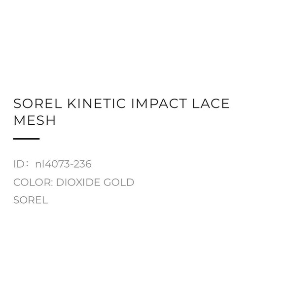 Sorel Kinetic Impact Shoe Woman's  Lace Mesh Chunky Sole Sz 9.5 Eu‎ 40.5 READ - Picture 3 of 11